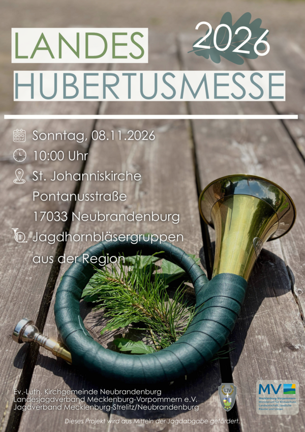 Bild vergr&ouml;&szlig;ern: Landeshubertusmesse 2026